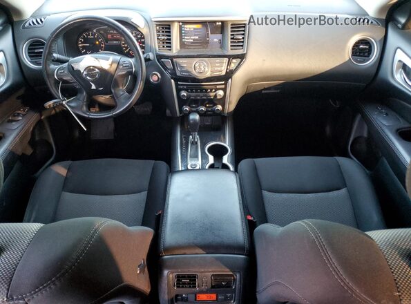 5N1DR2MM3KC596251 2019 NISSAN PATHFINDER Black Dashboard view
