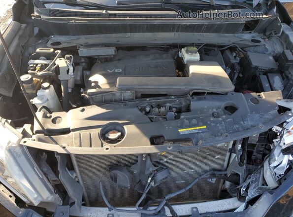 5N1DR2MM3KC596251 2019 NISSAN PATHFINDER Black Engine compartment view