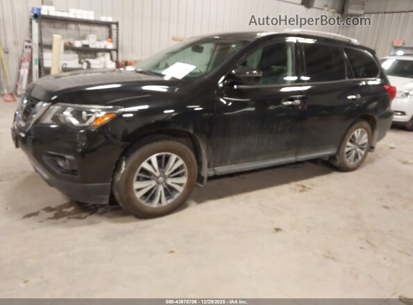 5N1DR2MMXHC620666 2017 NISSAN PATHFINDER Black Առջևի ձախ երեք քառորդ տեսարան
