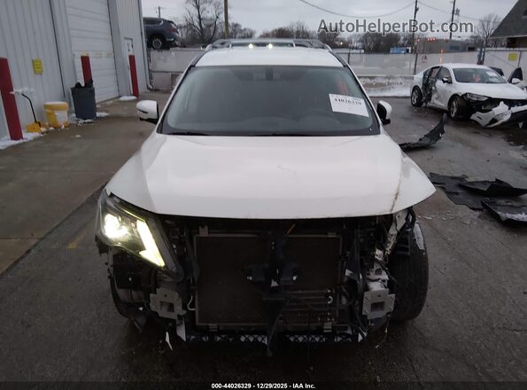 5N1DR2MN2KC638935 2019 NISSAN PATHFINDER White Vista del cuadro de instrumentos