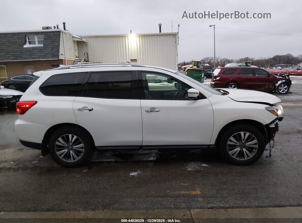 5N1DR2MN2KC638935 2019 NISSAN PATHFINDER White Vista interior trasera