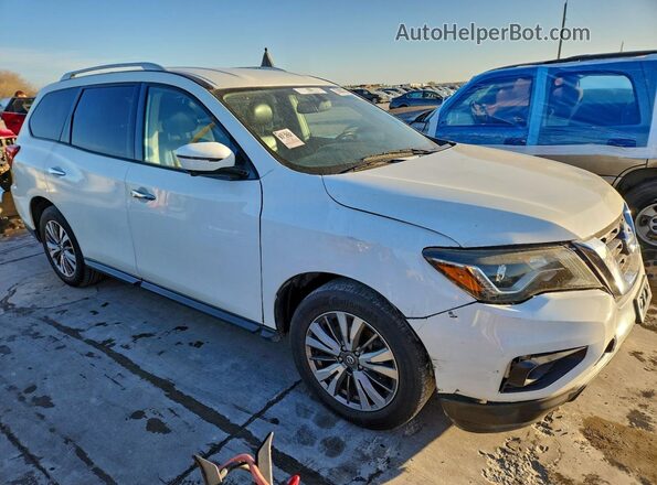 5N1DR2MN3KC618970 2019 NISSAN PATHFINDER Белый Передняя правая четверть