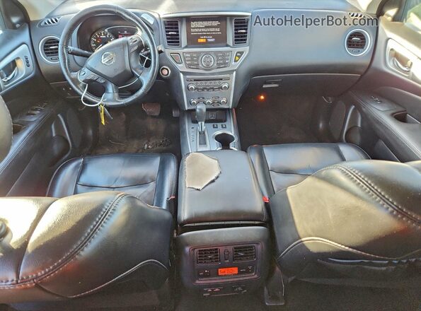 5N1DR2MN3KC618970 2019 NISSAN PATHFINDER Белый Вид панели приборов