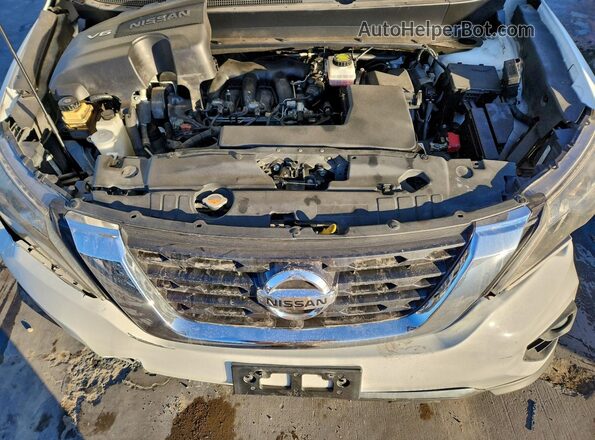 5N1DR2MN3KC618970 2019 NISSAN PATHFINDER Белый Вид подкапотного пространства