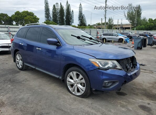 5N1DR2MN6JC663285 2018 NISSAN PATHFINDER Blue 