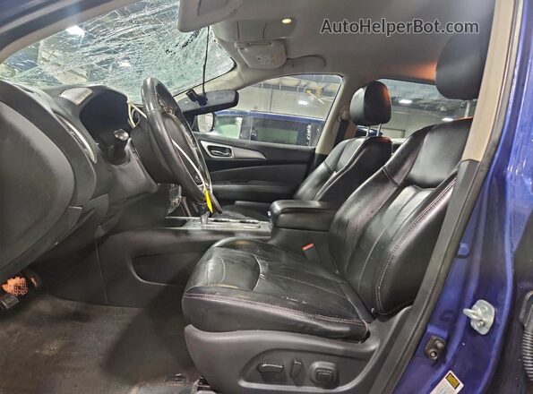 5N1DR2MNXJC622299 2018 NISSAN PATHFINDER Blue Widok wnętrza z przodu