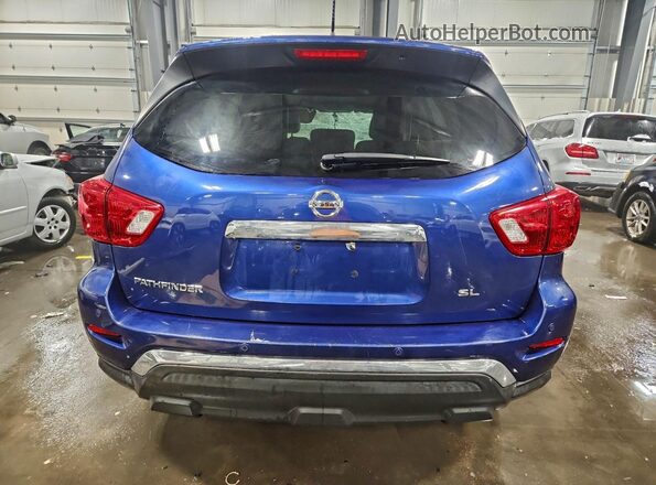 5N1DR2MNXJC622299 2018 NISSAN PATHFINDER Blue Widok z tyłu