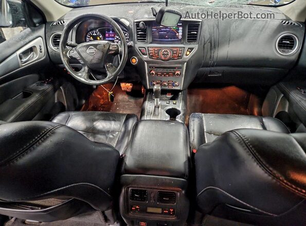 5N1DR2MNXJC622299 2018 NISSAN PATHFINDER Blue Widok deski rozdzielczej