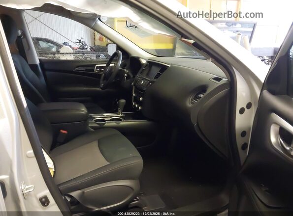 5N1DR2MNXKC596773 2019 NISSAN PATHFINDER Silver წინა სალონის ხედი