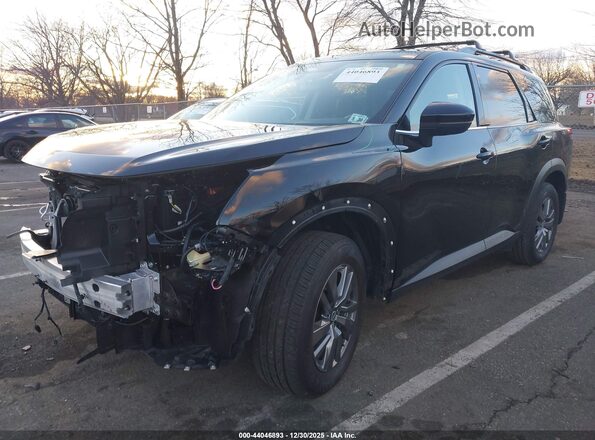 5N1DR3BC1SC244124 2025 NISSAN PATHFINDER Black წინა მარცხენა ხედი სამი მეოთხედიდან