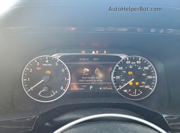 5N1DR3BD5PC263453 2023 NISSAN PATHFINDER Черный Вид щитка приборов