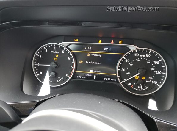 5N1DR3CBXSC252678 2025 NISSAN PATHFINDER White Widok zestawu wskaźników