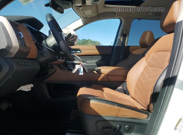 5N1DR3DH5RC314730 2024 NISSAN PATHFINDER White წინა სალონის ხედი