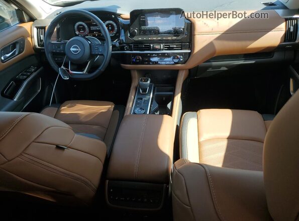 5N1DR3DK2SC223187 2025 NISSAN PATHFINDER Gray Dashboard view