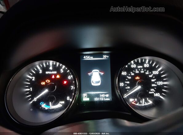 5N1ET2MV0HC811141 2017 NISSAN ROGUE HYBRID Black Vista de los asientos traseros