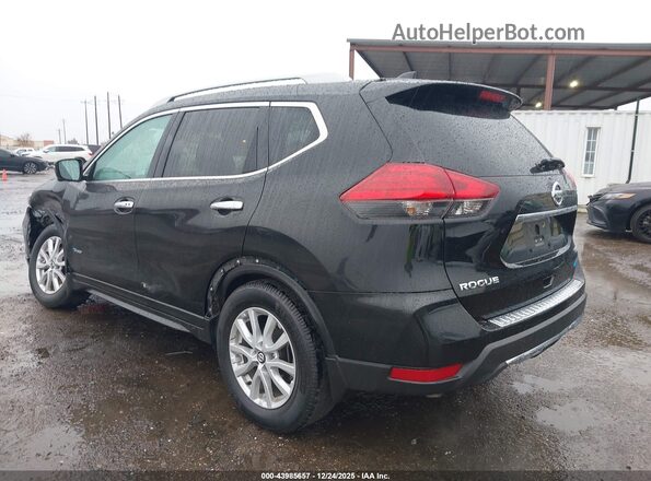 5N1ET2MV1HC773578 2017 NISSAN ROGUE HYBRID Black Հետևի ձախ