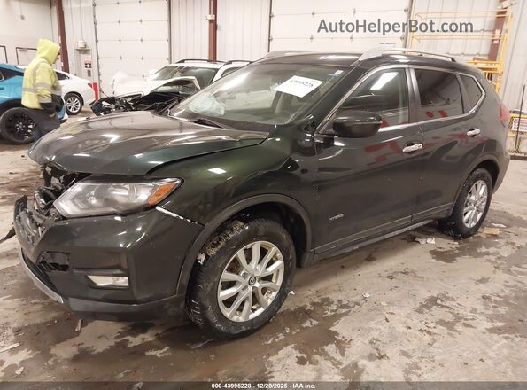 5N1ET2MV2JC821191 2018 NISSAN ROGUE HYBRID Зеленый 