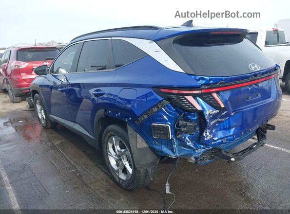 5NMJB3AE1NH014488 2022 HYUNDAI TUCSON Синий Задняя левая четверть