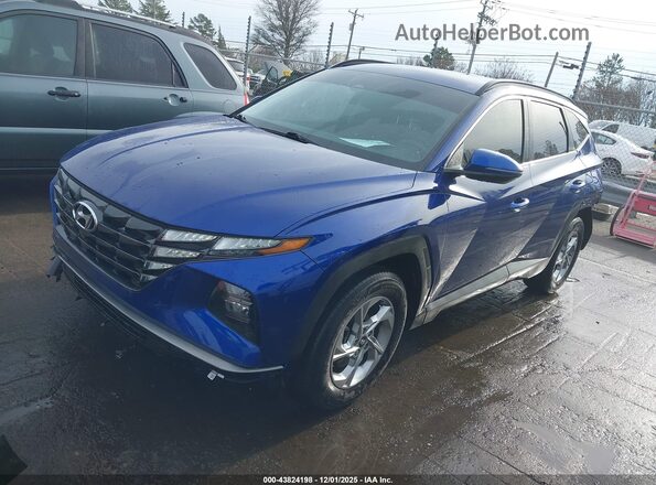 5NMJB3AE1NH014488 2022 HYUNDAI TUCSON Синий Передняя левая четверть