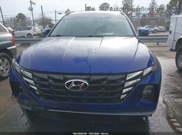 5NMJB3AE1NH014488 2022 HYUNDAI TUCSON Синий Вид задней части салона
