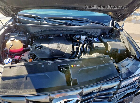 5NMJB3AE2NH076773 2022 HYUNDAI TUCSON Black Вид підкапотного простору