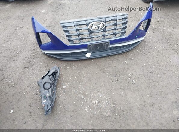 5NMJBCAE9NH131817 2022 HYUNDAI TUCSON Blue Вид щитка приладів
