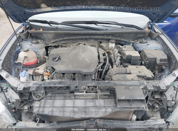 5NMJBCAE9NH131817 2022 HYUNDAI TUCSON Blue Вид ззаду