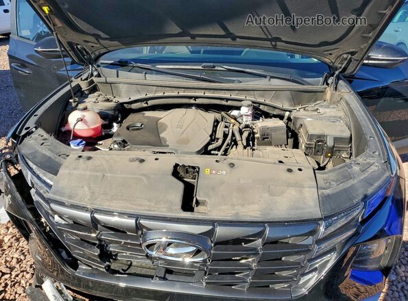 5NMJBCAEXNH145807 2022 HYUNDAI TUCSON Black Vista interior trasera