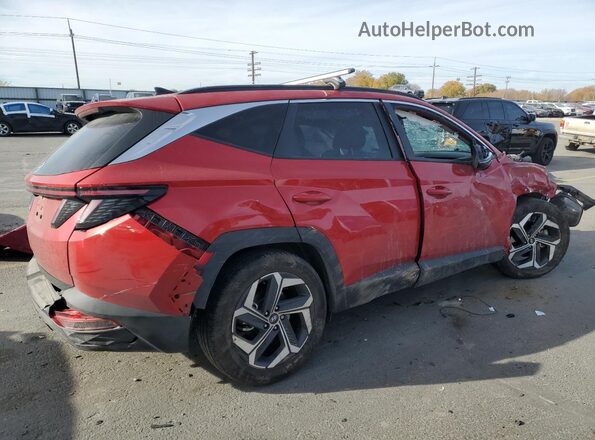 5NMJC3AE0NH125577 2022 HYUNDAI TUCSON Red Հետևի աջ