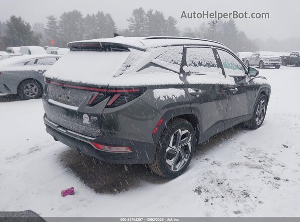 5NMJCCAE8NH020334 2022 HYUNDAI TUCSON Gray Trasero derecho