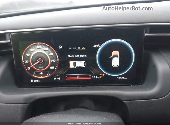 5NMJCCAE8NH020334 2022 HYUNDAI TUCSON Gray Vista de los asientos traseros