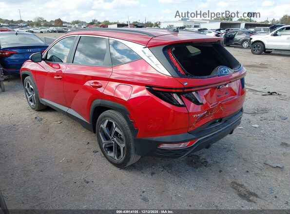 5NMJF3AE4NH070879 2022 HYUNDAI TUCSON Красный Задняя левая четверть