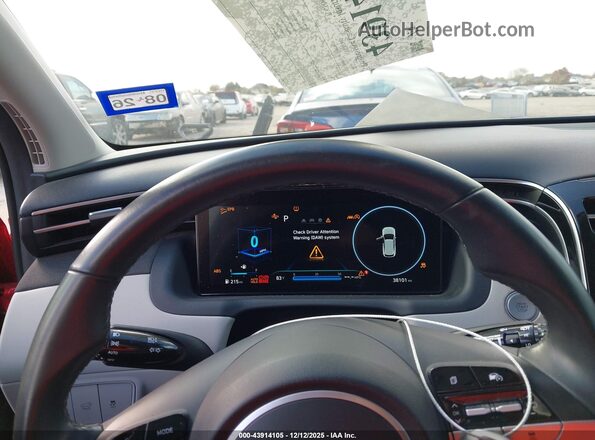5NMJF3AE4NH070879 2022 HYUNDAI TUCSON Красный Вид задних сидений