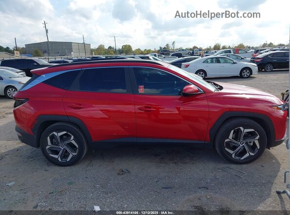 5NMJF3AE4NH070879 2022 HYUNDAI TUCSON Красный Вид задней части салона