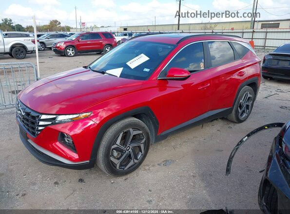 5NMJF3AE4NH070879 2022 HYUNDAI TUCSON Красный Передняя левая четверть