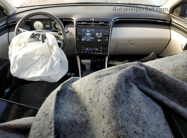 5NMJFCAE6NH008805 2022 HYUNDAI TUCSON White Dashboard view