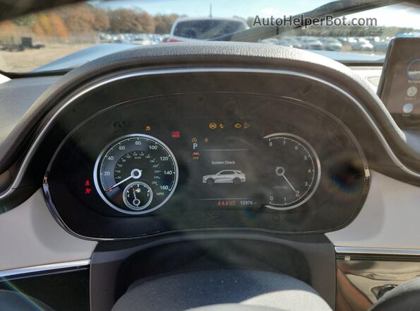 5NMMADTB3SH025450 2025 GENESIS GV70 Black Instrument cluster view