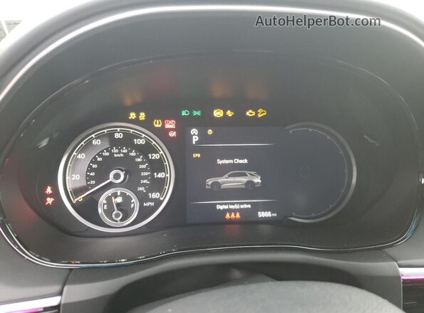 5NMMCDTC4SH025024 2025 GENESIS GV70 Gray ხელსაწყოთა პანელის ხედი