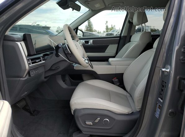 5NMP24GL1RH042030 2024 HYUNDAI SANTA Gray Front interior view