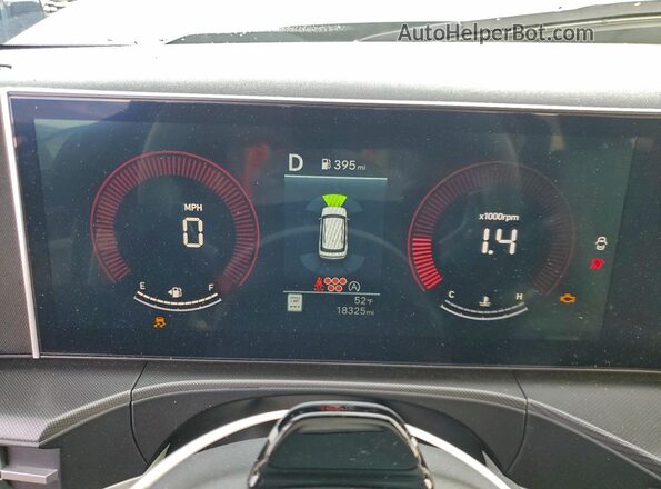 5NMP24GL6RH022856 2024 HYUNDAI SANTA Silver Вид щитка приладів