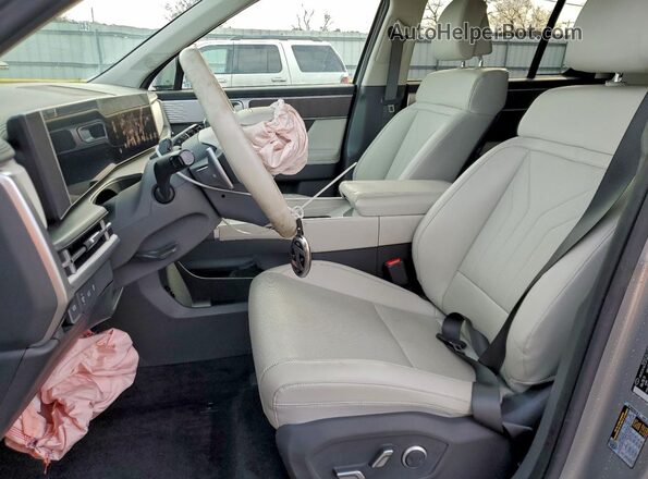 5NMP24GL6RH022856 2024 HYUNDAI SANTA Silver Вид салону спереду
