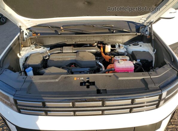 5NMP2DG1XSH044752 2025 HYUNDAI SANTA White Vista del compartimento del motor