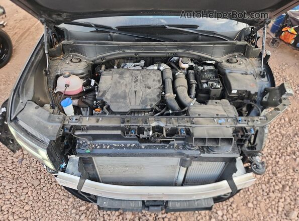 5NMP2DGL4RH007398 2024 HYUNDAI SANTA Black ძრავის განყოფილების ხედი