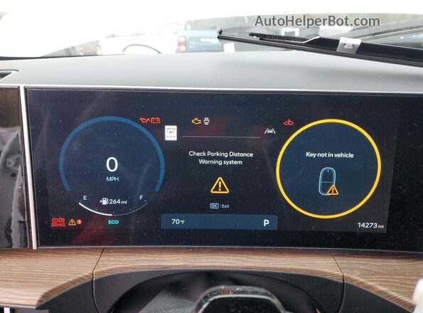 5NMP3DG10SH043297 2025 HYUNDAI SANTA White Вид щитка приладів