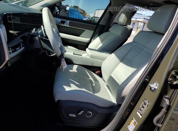 5NMP3DG11RH010092 2024 HYUNDAI SANTA Green Front interior view