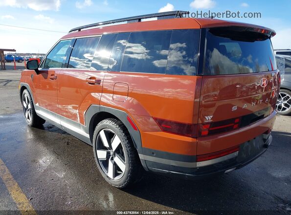 5NMP3DG14RH009695 2024 HYUNDAI SANTA FE HYBRID Оранжевый Задняя левая четверть