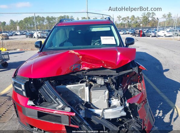 5NMP3DGL2RH040428 2024 HYUNDAI SANTA FE Red Widok zestawu wskaźników