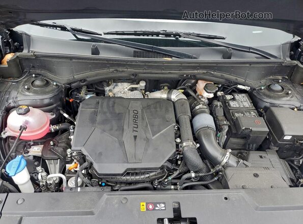5NMP3DGL7RH035659 2024 HYUNDAI SANTA Black Вид підкапотного простору