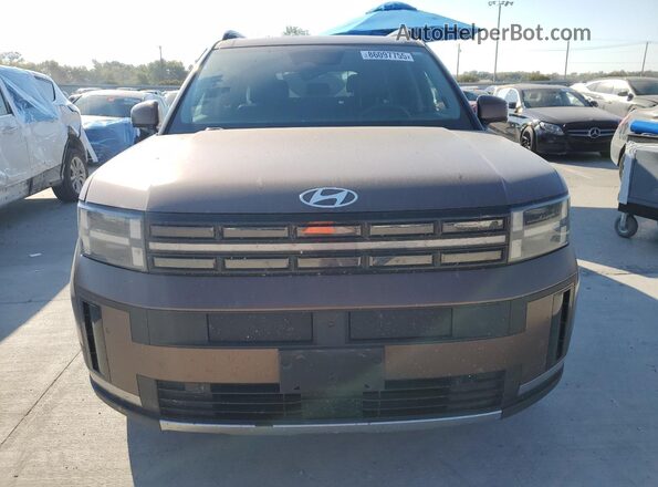 5NMP44GL9RH026975 2024 HYUNDAI SANTA Brown Front view