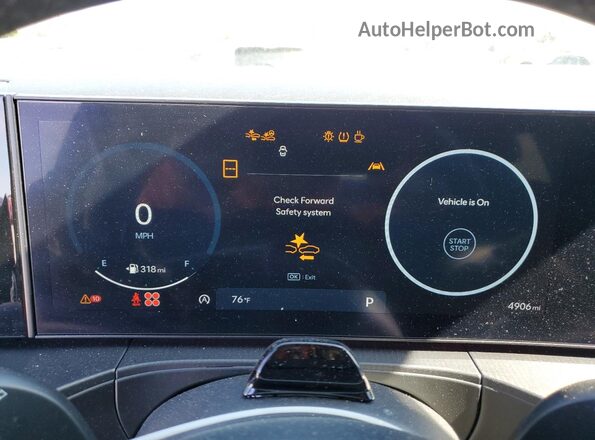 5NMP54GL1SH094805 2025 HYUNDAI SANTA FE CALLIGRAPHY Gray Вид щитка приладів